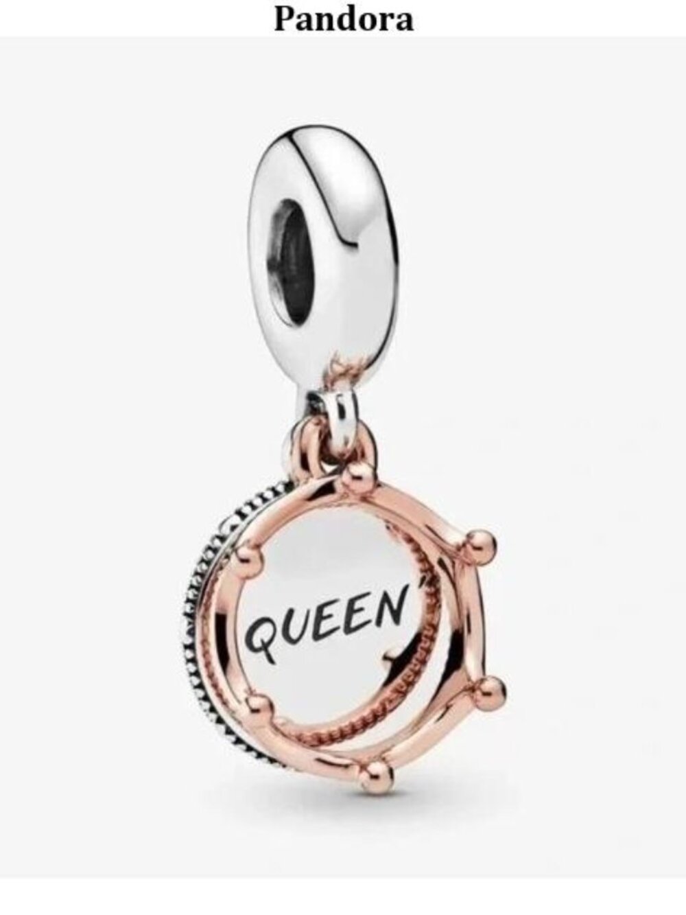 Pandora Queen & Regal Crown Dangle Charm